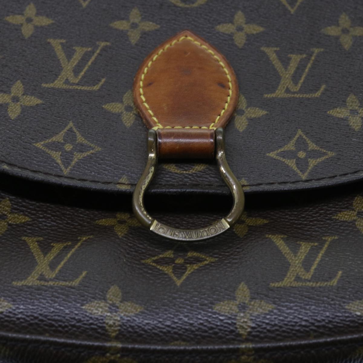 LOUIS VUITTON Monogram Saint Cloud MM Shoulder Bag M51243 LV Auth 63411