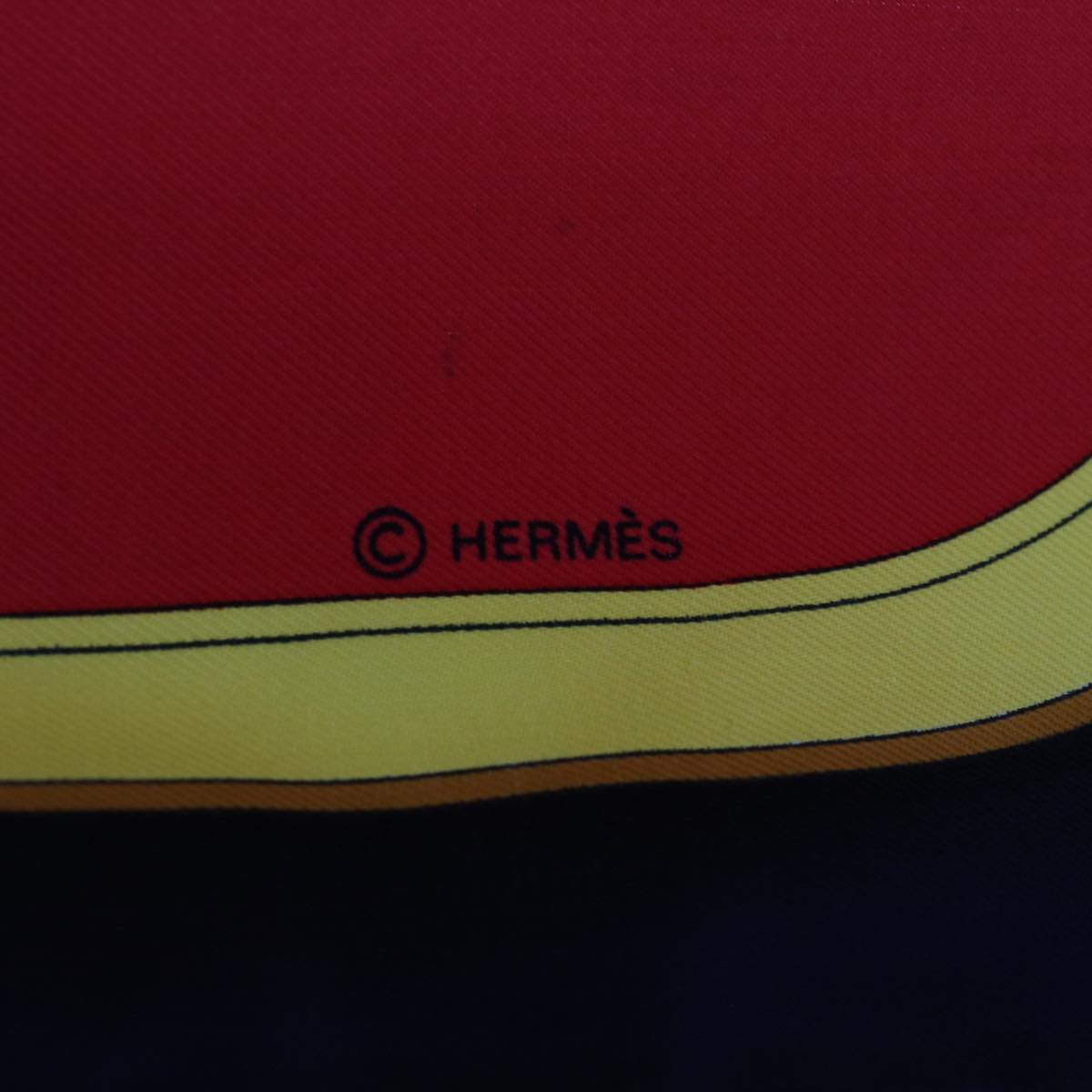 HERMES Carre 90 GRAND APPARAT Scarf Silk Black Auth 63465