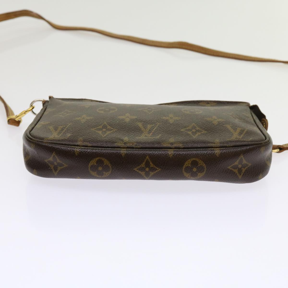 LOUIS VUITTON Monogram Pochette Accessoires Pouch M51980 LV Auth 63468