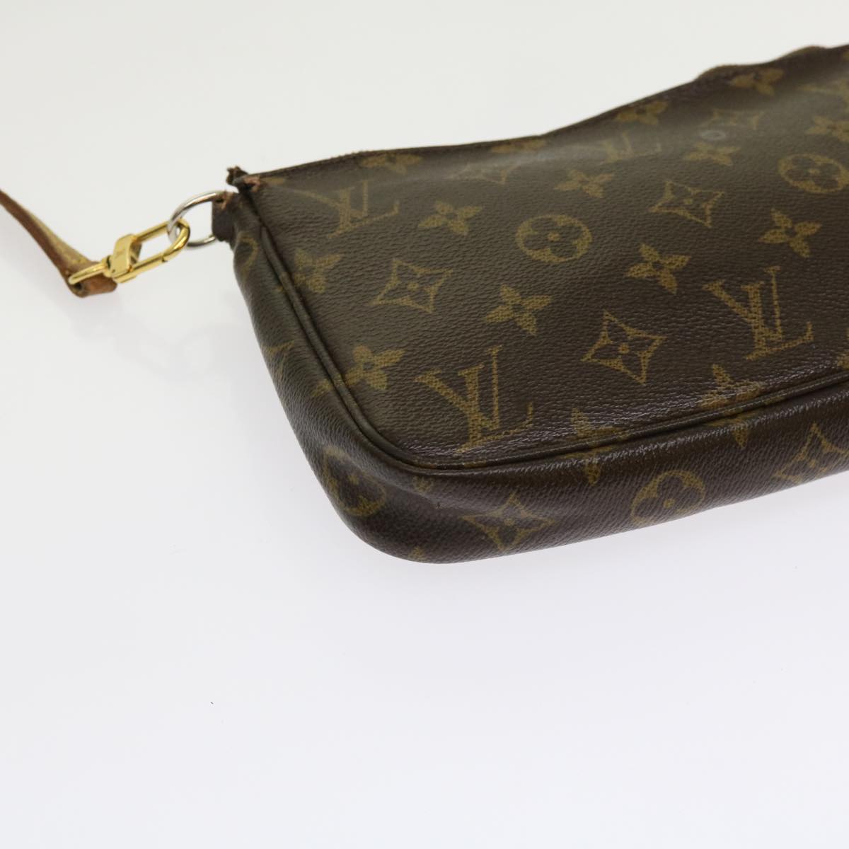 LOUIS VUITTON Monogram Pochette Accessoires Pouch M51980 LV Auth 63468