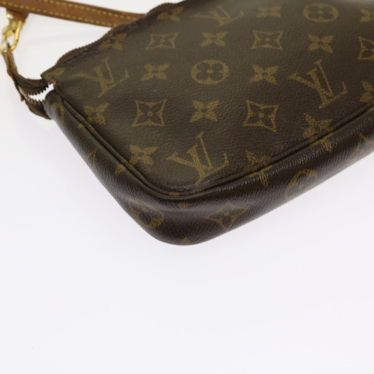 LOUIS VUITTON Monogram Pochette Accessoires Pouch M51980 LV Auth 63468