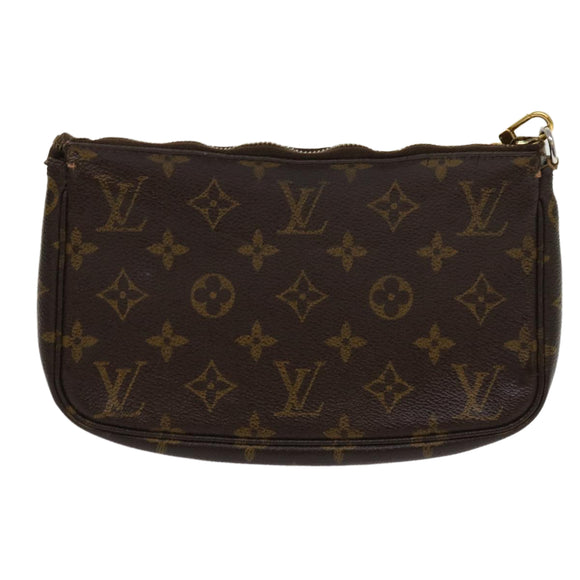 LOUIS VUITTON Monogram Pochette Accessoires Pouch M51980 LV Auth 63468