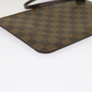 LOUIS VUITTON Damier Ebene Neverfull MM Pouch Accessory Pouch LV Auth 63478-17