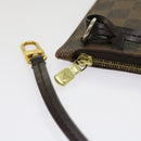 LOUIS VUITTON Damier Ebene Neverfull MM Pouch Accessory Pouch LV Auth 63478-18