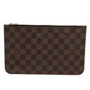 LOUIS VUITTON Damier Ebene Neverfull MM Pouch Accessory Pouch LV Auth 63478-13