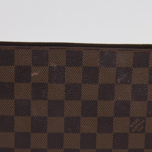LOUIS VUITTON Damier Ebene Neverfull MM Pouch Accessory Pouch LV Auth 63478