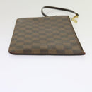 LOUIS VUITTON Damier Ebene Neverfull MM Pouch Accessory Pouch LV Auth 63478-4