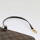 LOUIS VUITTON Damier Ebene Neverfull MM Pouch Accessory Pouch LV Auth 63478-8