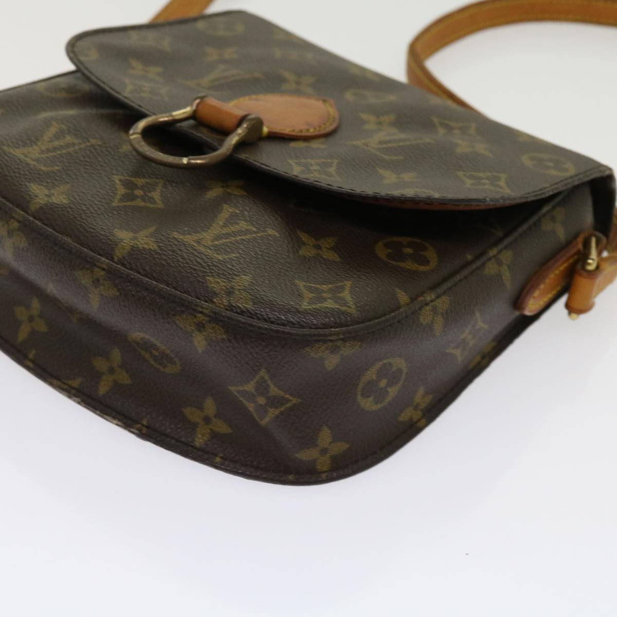 LOUIS VUITTON Monogram Saint Cloud MM Shoulder Bag M51243 LV Auth 63484