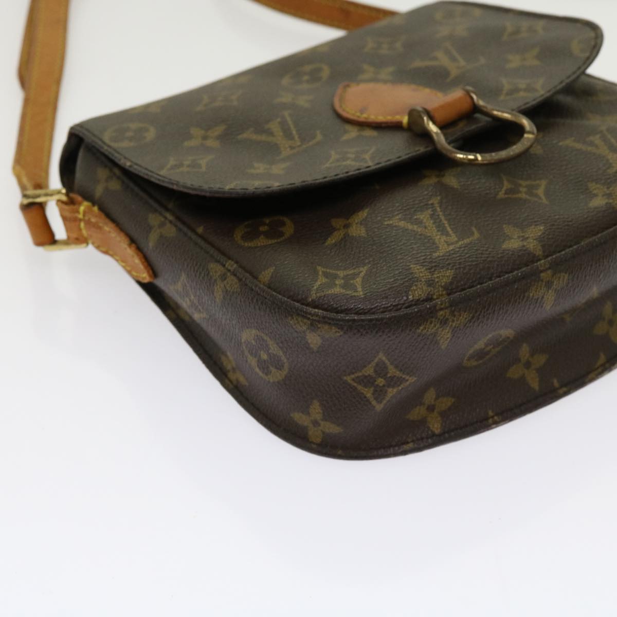 LOUIS VUITTON Monogram Saint Cloud MM Shoulder Bag M51243 LV Auth 63484