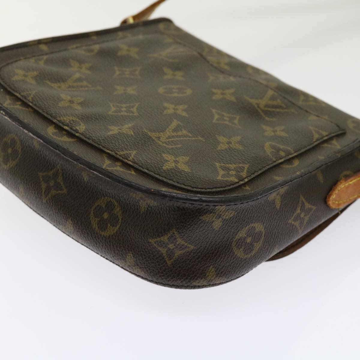 LOUIS VUITTON Monogram Saint Cloud MM Shoulder Bag M51243 LV Auth 63484