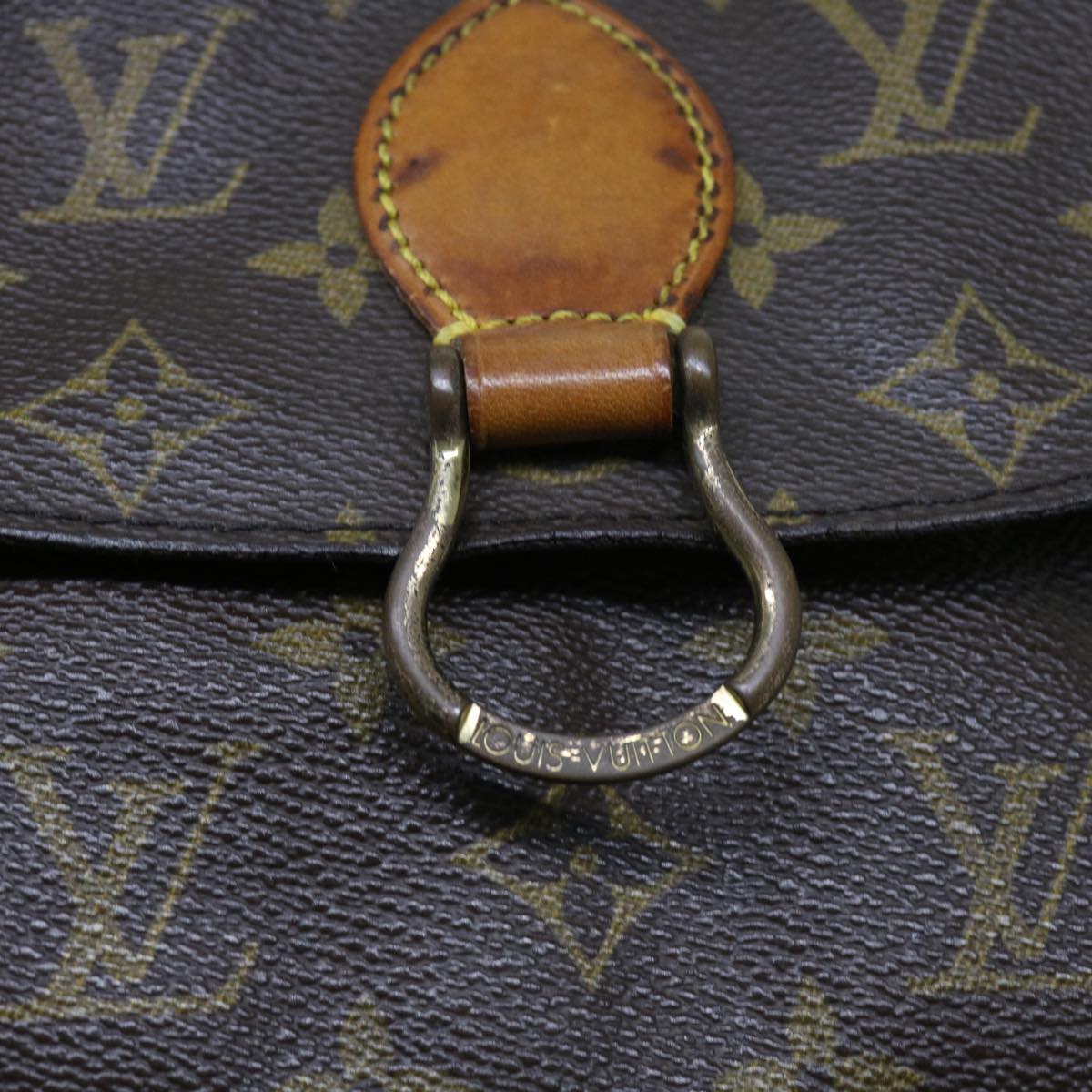 LOUIS VUITTON Monogram Saint Cloud MM Shoulder Bag M51243 LV Auth 63484