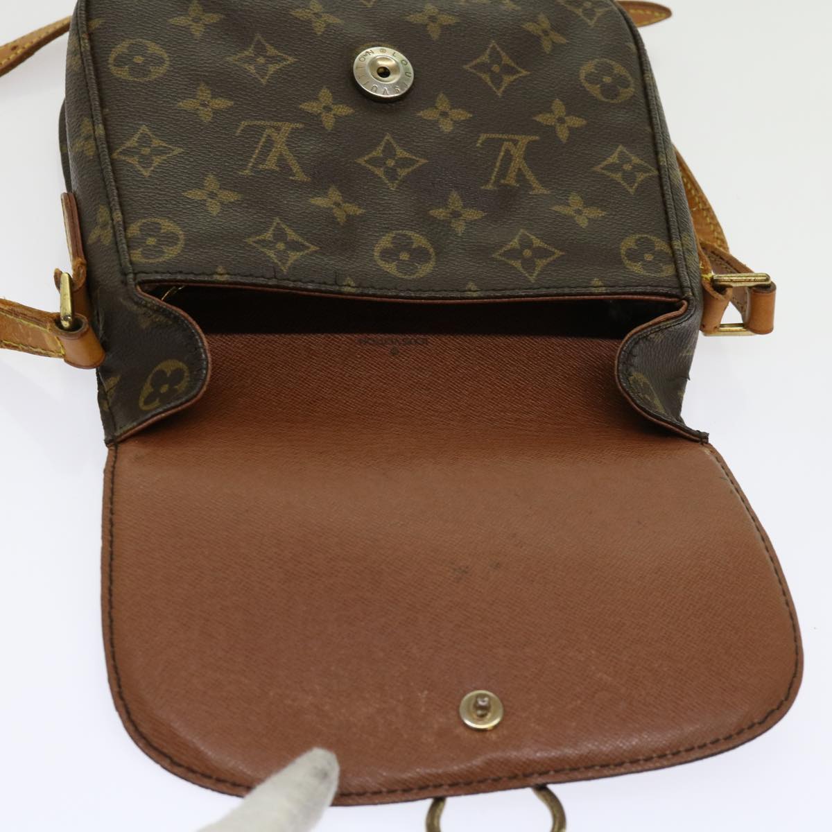 LOUIS VUITTON Monogram Saint Cloud MM Shoulder Bag M51243 LV Auth 63484