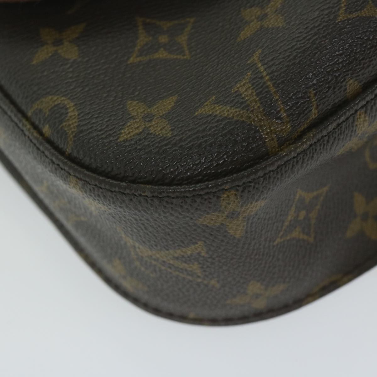 LOUIS VUITTON Monogram Saint Cloud GM Shoulder Bag M51242 LV Auth 63488