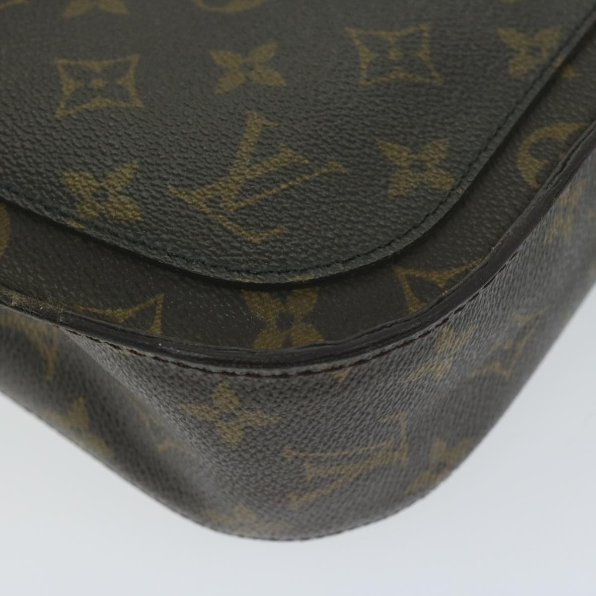 LOUIS VUITTON Monogram Saint Cloud GM Shoulder Bag M51242 LV Auth 63488