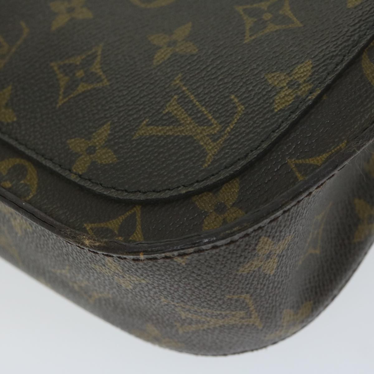 LOUIS VUITTON Monogram Saint Cloud GM Shoulder Bag M51242 LV Auth 63488