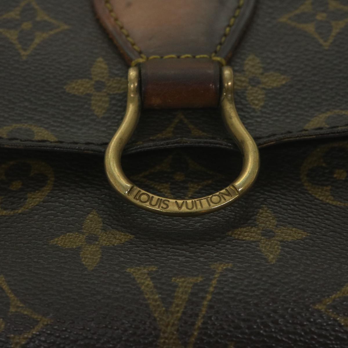 LOUIS VUITTON Monogram Saint Cloud GM Shoulder Bag M51242 LV Auth 63488