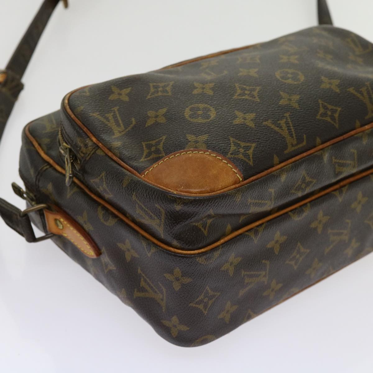 LOUIS VUITTON Monogram Nile Shoulder Bag M45244 LV Auth 63505