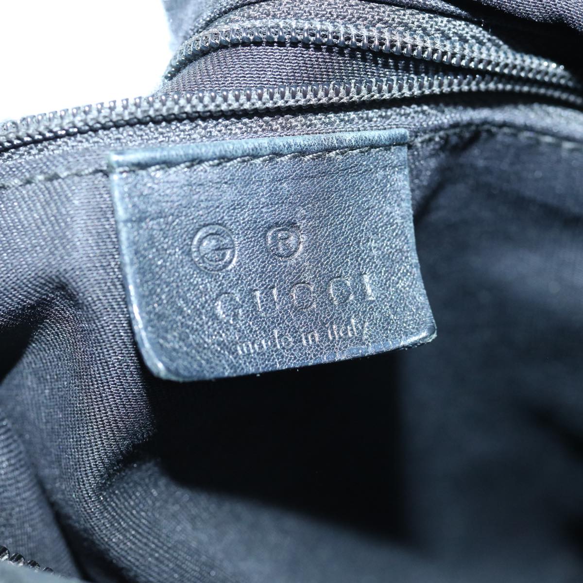 GUCCI GG Canvas Shoulder Bag Outlet Black 152280 Auth 63528