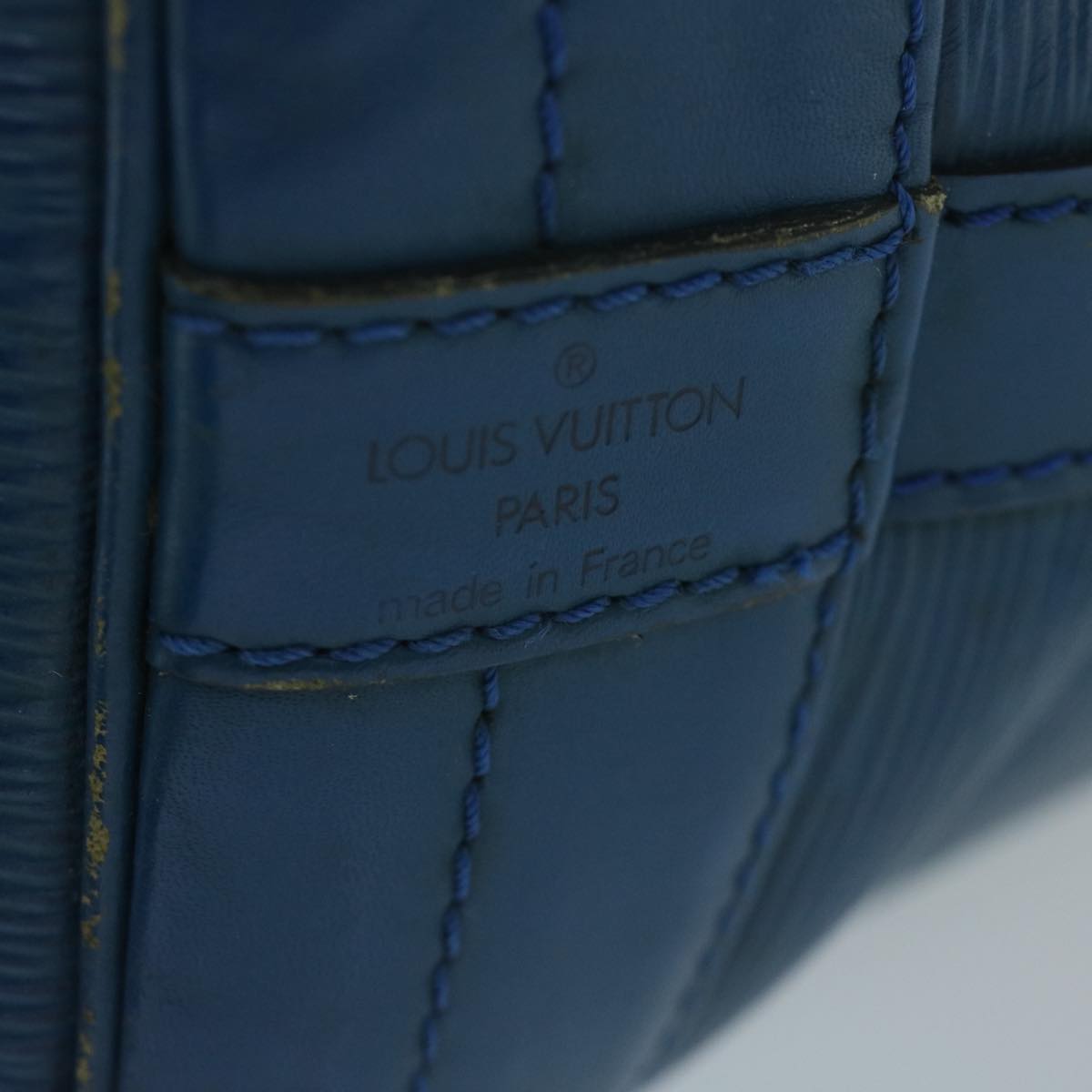 LOUIS VUITTON Epi Noe Shoulder Bag Blue M44005 LV Auth 63539