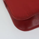 PRADA Chain Shoulder Bag Nylon Red Auth 63571-14