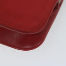 PRADA Chain Shoulder Bag Nylon Red Auth 63571-15