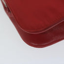 PRADA Chain Shoulder Bag Nylon Red Auth 63571-16