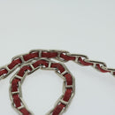 PRADA Chain Shoulder Bag Nylon Red Auth 63571-7
