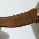 CELINE Macadam Canvas Shoulder Bag Beige Auth 63574-12