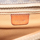 CELINE Macadam Canvas Clutch Bag PVC Leather Brown Auth 63592-17