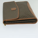 CELINE Macadam Canvas Clutch Bag PVC Leather Brown Auth 63592-4