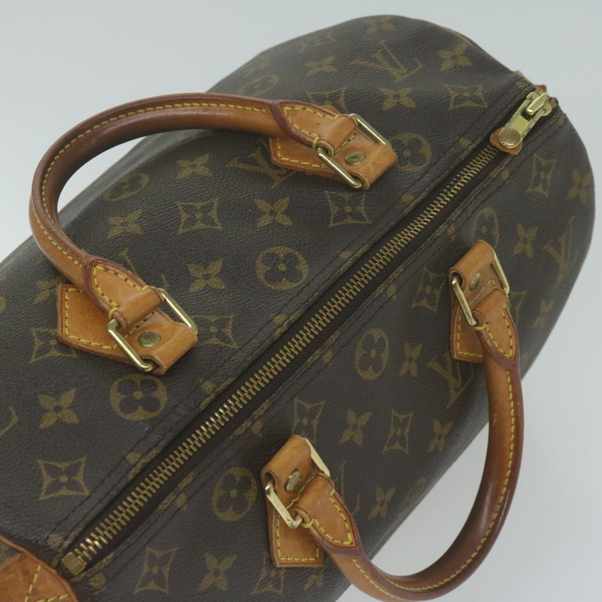 LOUIS VUITTON Monogram Speedy 30 Hand Bag M41526 LV Auth 63649