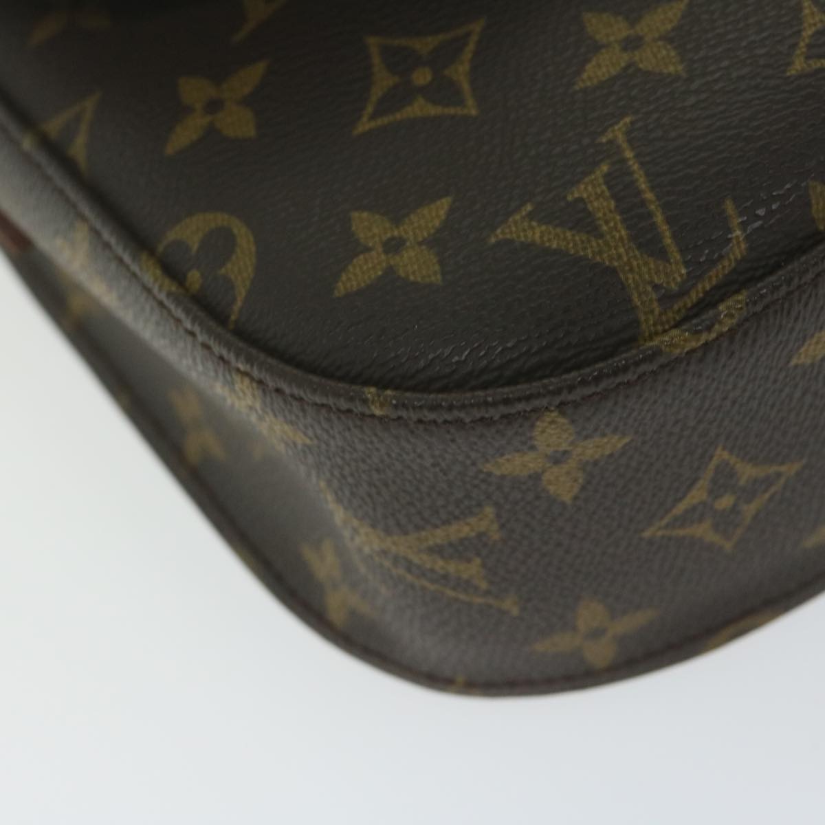 LOUIS VUITTON Monogram Saint Cloud GM Shoulder Bag M51242 LV Auth 63729