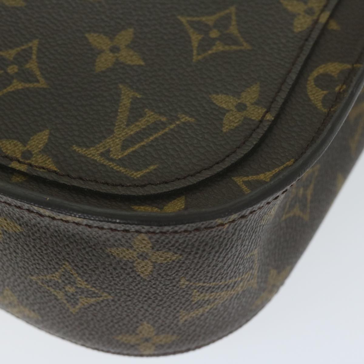 LOUIS VUITTON Monogram Saint Cloud GM Shoulder Bag M51242 LV Auth 63729