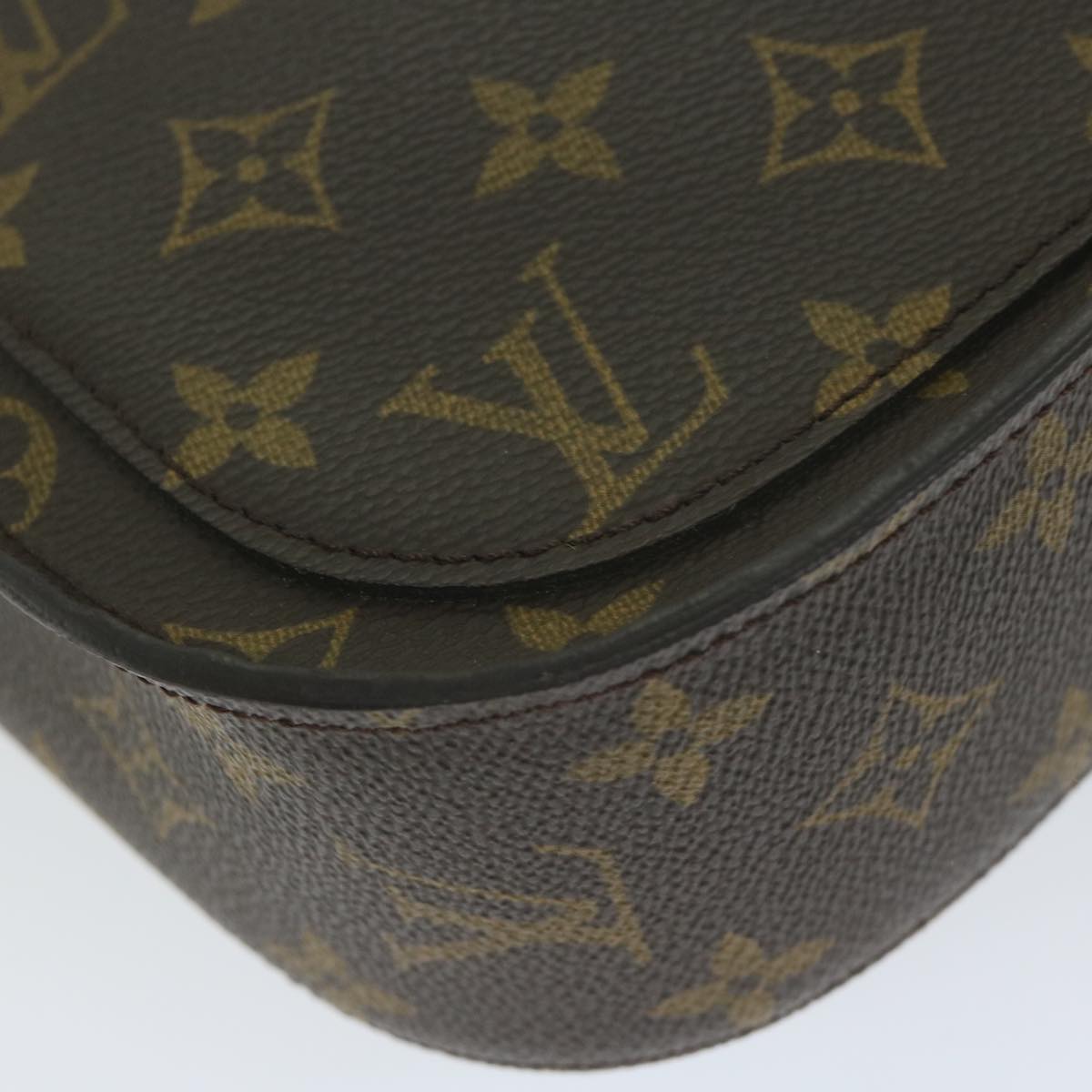 LOUIS VUITTON Monogram Saint Cloud GM Shoulder Bag M51242 LV Auth 63729