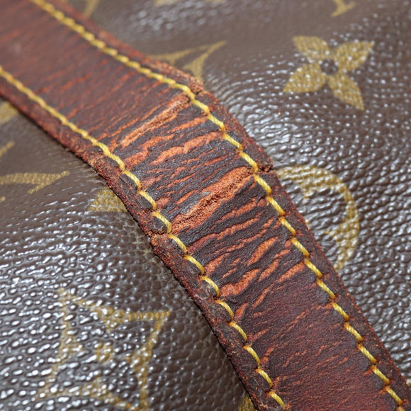 LOUIS VUITTON Monogram Keepall Bandouliere 50 Boston Bag M41416 LV Auth 63736