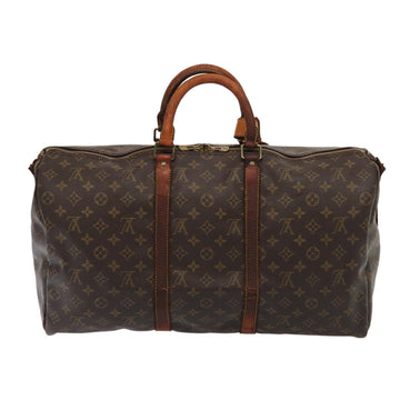 LOUIS VUITTON Monogram Keepall Bandouliere 50 Boston Bag M41416 LV Auth 63736 - 0