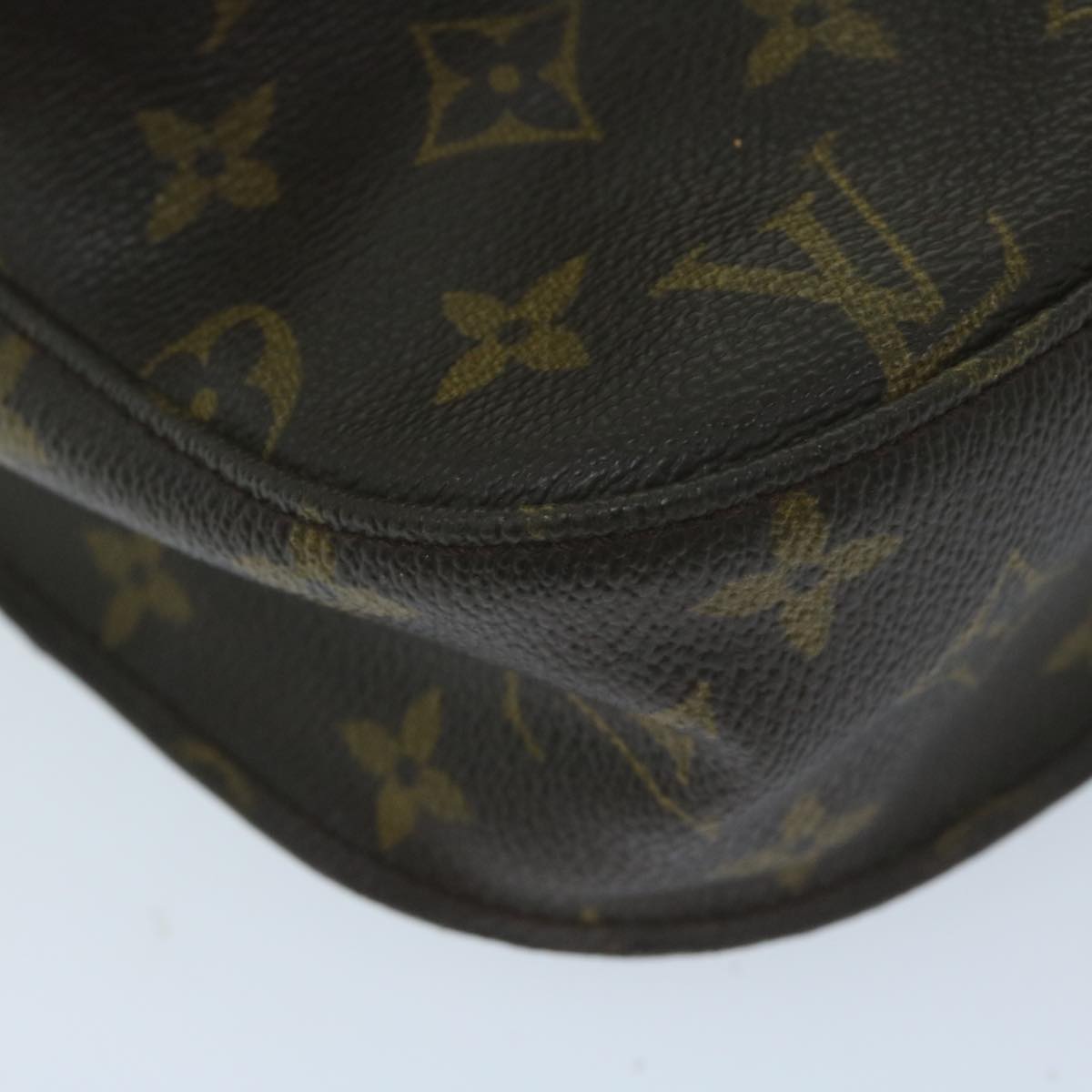 LOUIS VUITTON Monogram Saint Cloud GM Shoulder Bag M51242 LV Auth 63737