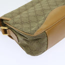 GUCCI GG Canvas Shoulder Bag Khaki 007 2854 0246 Auth 63803-17