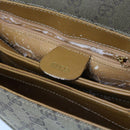 GUCCI GG Canvas Shoulder Bag Khaki 007 2854 0246 Auth 63803-19