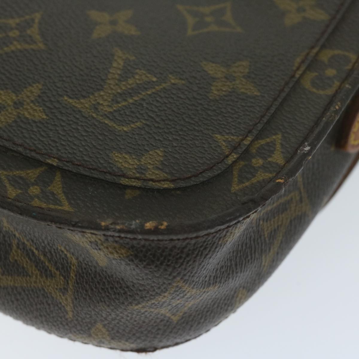 LOUIS VUITTON Monogram Saint Cloud PM Shoulder Bag M51244 LV Auth 63838