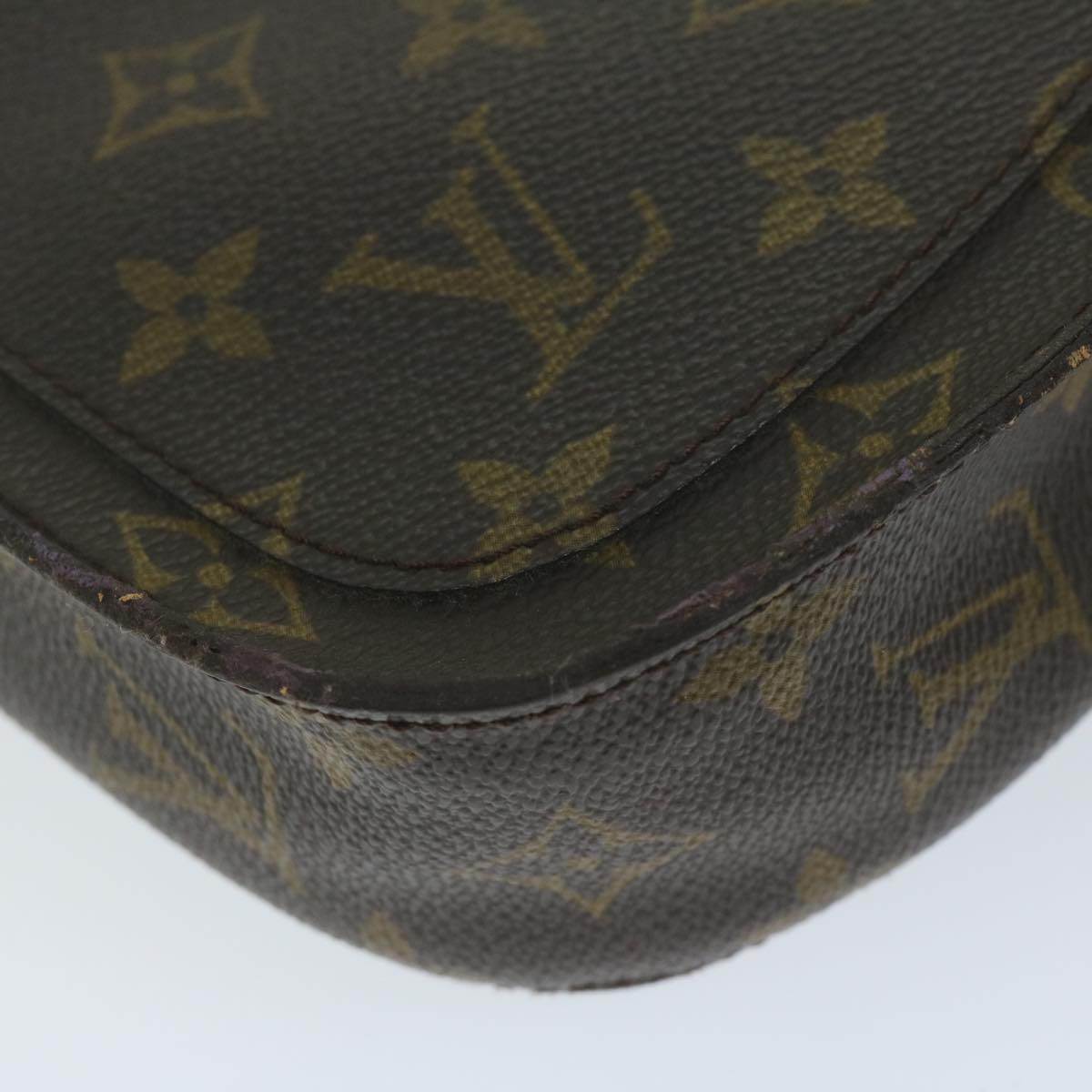 LOUIS VUITTON Monogram Saint Cloud PM Shoulder Bag M51244 LV Auth 63838