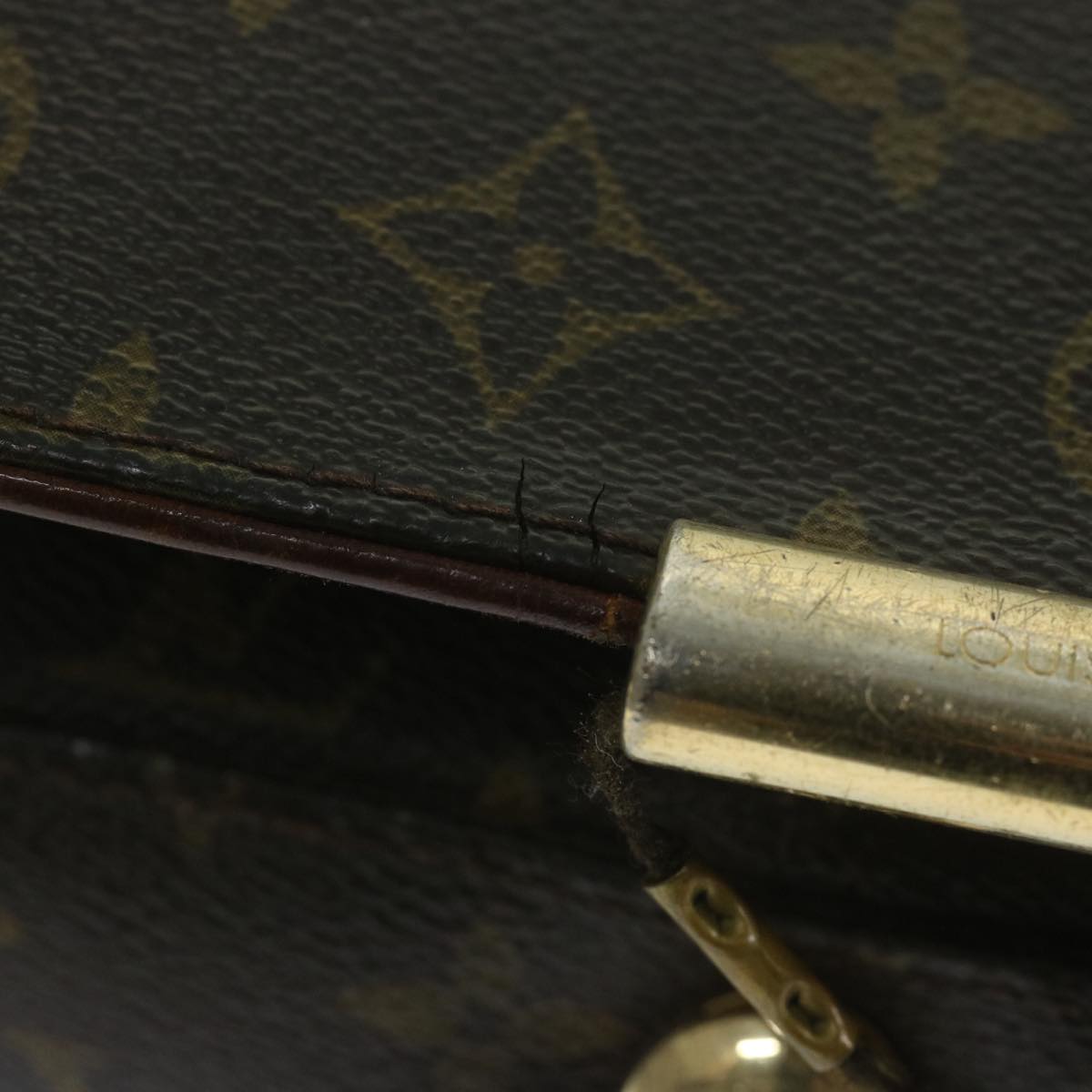 LOUIS VUITTON Monogram Abbesses Shoulder Bag M45257 LV Auth 63878