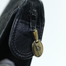 Christian Dior Trotter Canvas Clutch Bag Black Auth 63884-8