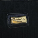 Christian Dior Trotter Canvas Clutch Bag Black Auth 63884-9