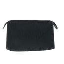 Christian Dior Trotter Canvas Clutch Bag Black Auth 63884-2