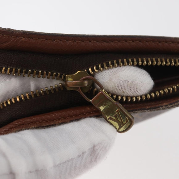 LOUIS VUITTON Monogram Porte Monnaie Zip Long Wallet M61727 LV Auth 63890