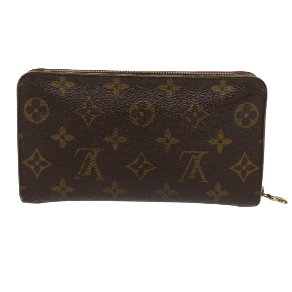 LOUIS VUITTON Monogram Porte Monnaie Zip Long Wallet M61727 LV Auth 63890 - 0