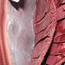 CARTIER Clutch Bag Leather Wine Red Auth 63905-19