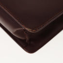 CARTIER Clutch-Tasche Leder Weinrot Original 63905-14